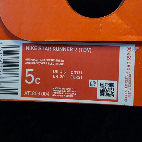 Kids Nike Shoes Size 5C - Picture 3 of 3